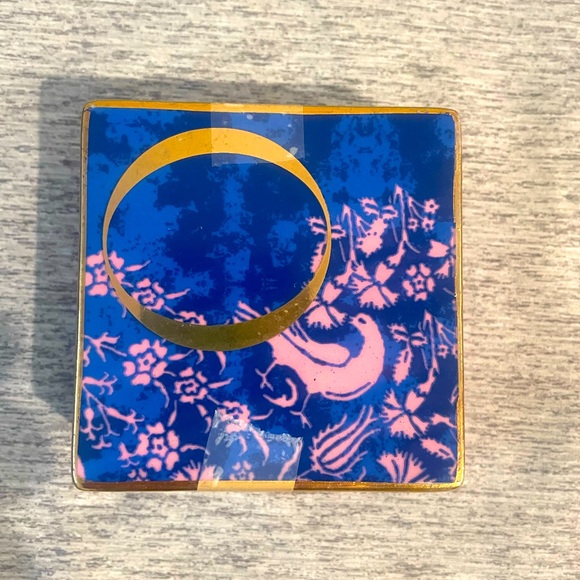 NWOT Anthropologie Monogrammed Trinket box - Picture 2 of 5